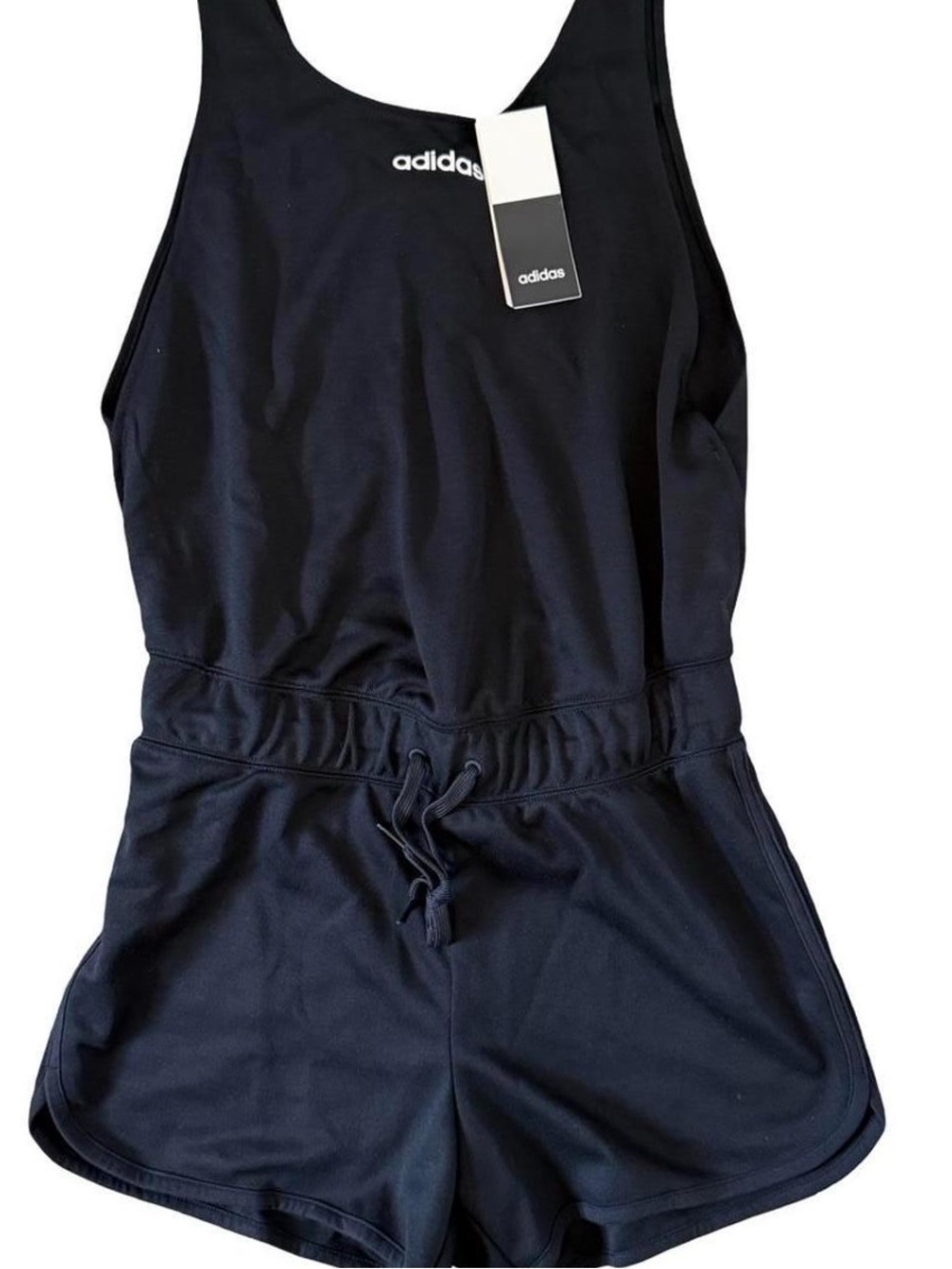 adidas Black One-Piece Athletic Romper